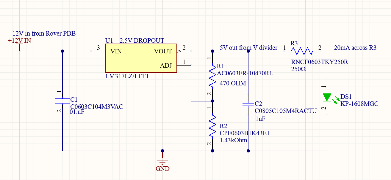 Excitation circuit schematic