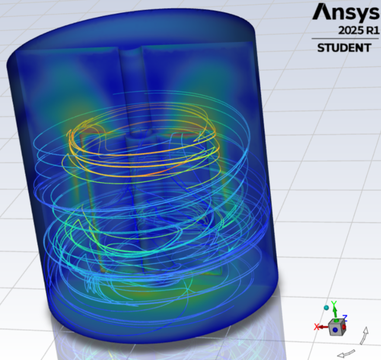 Stirred Tank Reactor CFD Analysis